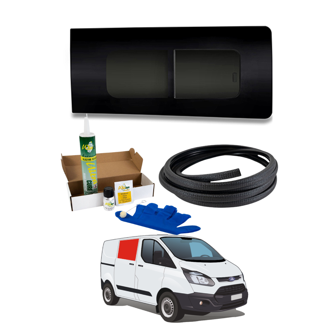 Finestra apribile destra + kit di montaggio per Ford Transit Custom 1ª Gen V362 (2013-2023)