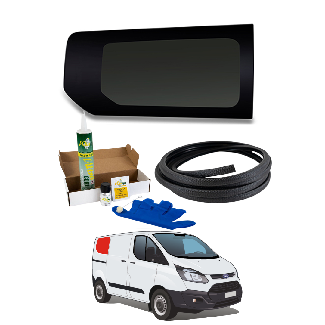 Fenêtre Arrière Droite Ford Transit Custom 2013-2023 avec Kit de Montage GRATUIT