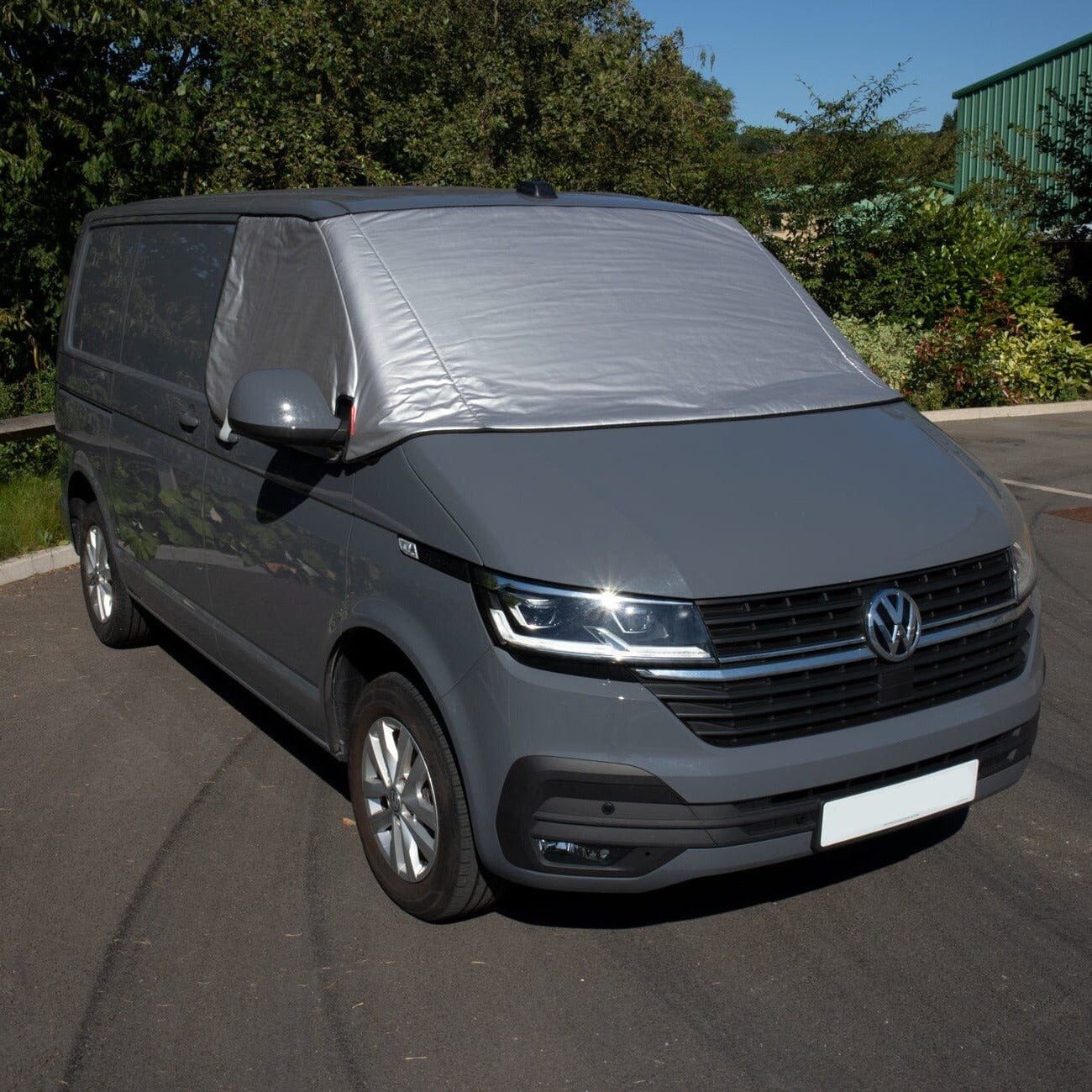 KIRAVANS Protection thermique externe pour fenêtre de cabine - Argent - Ford Transit Custom 2013-2023
