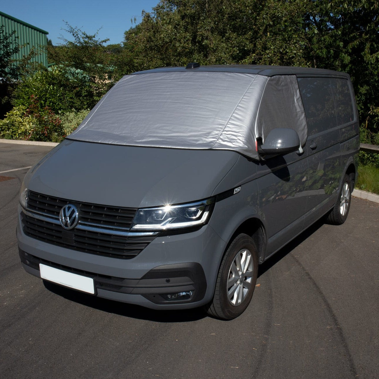 Pantalla térmica externa plateada para parabrisas - VW Transporter T5 a T6.1 (2003-2024)