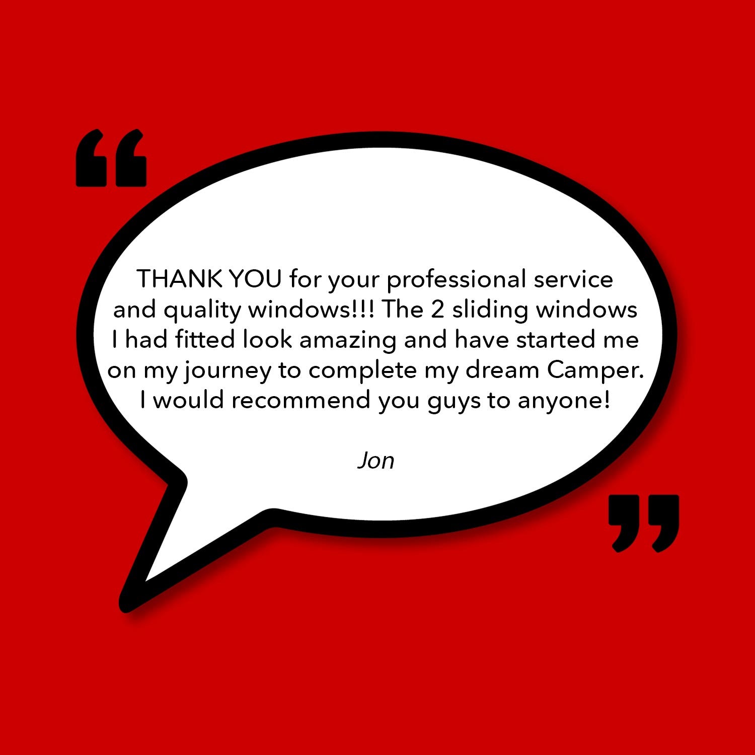 1 Left Fixed + 1 Right Opening Campervan Side Window Bundle Transit Custom 2013+ Camper Glass by Kiravans