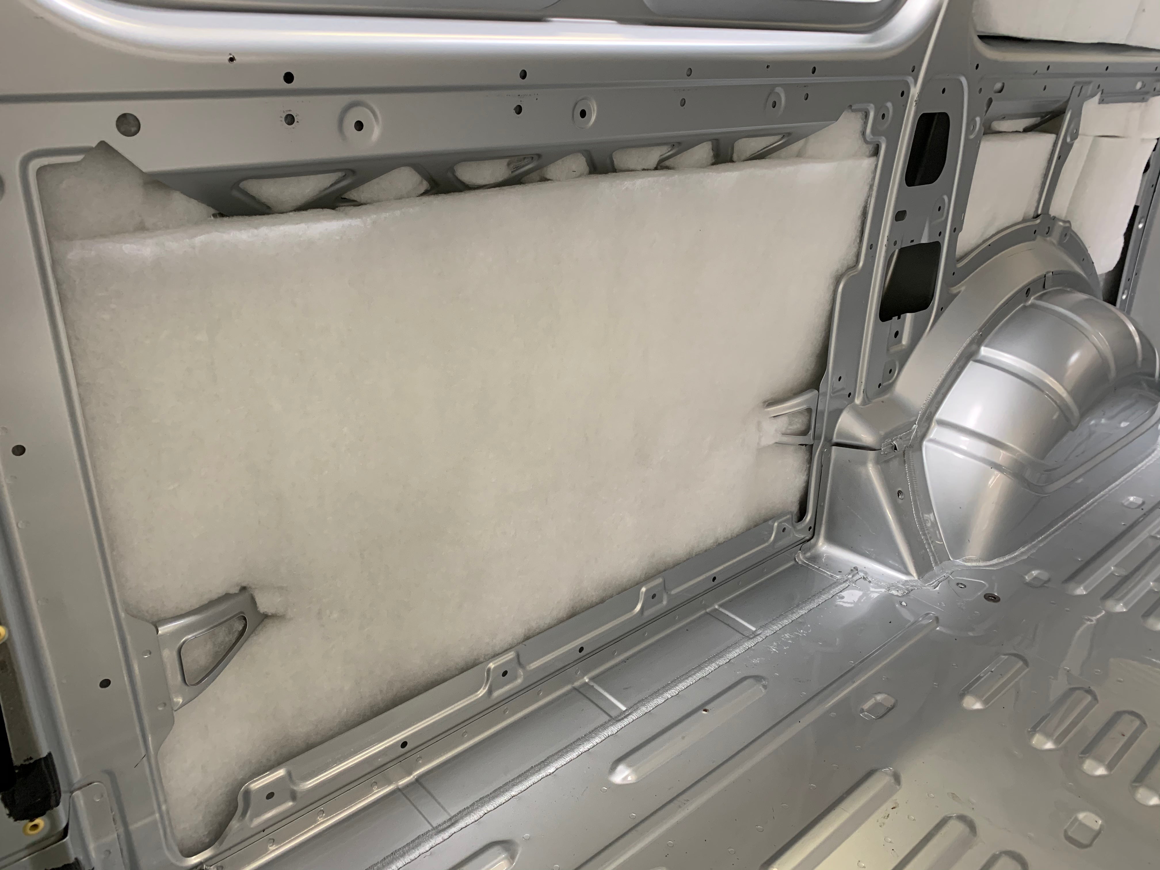 Isolamento termico per camper – 35 mm, poliestere leggero a trama larga – 10 metri