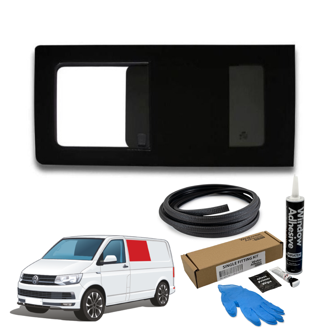 Fenêtre ouvrante gauche VW T5 / T6 + Kit de montage GRATUIT