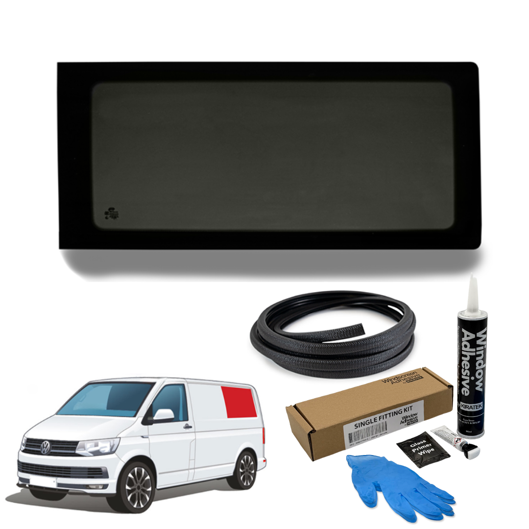 Fenêtre arrière gauche VW T5 / T6 + Kit de montage GRATUIT