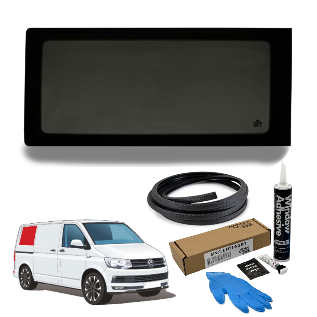 Fenêtre arrière droite VW T5 / T6 + Kit de montage GRATUIT