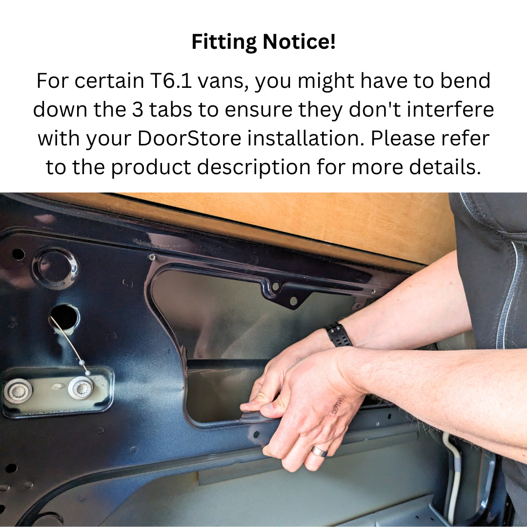 Kiravans VW Transporter T5 a T6.1 (2003-2024) DoorStore (2ª edizione) – Sblocca più spazio nella tua porta scorrevole con la nostra tasca porta oggetti
