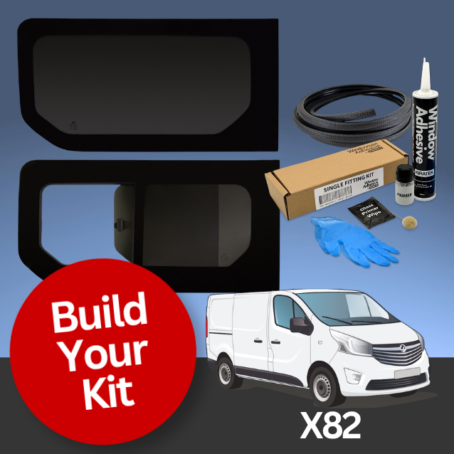 Vivaro B X82 (2014-2018) & Trafic 3rd Gen X82 (2014-present) Windows + Fitting Kits: Build Your Window Set