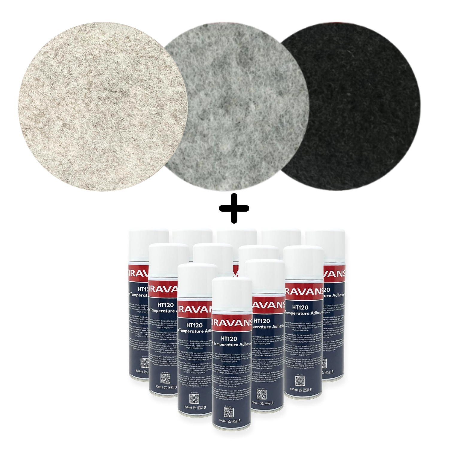 Carpet Filz für Camper mit Sprühkleber – 4-Wege-Stretch für den Innenausbau