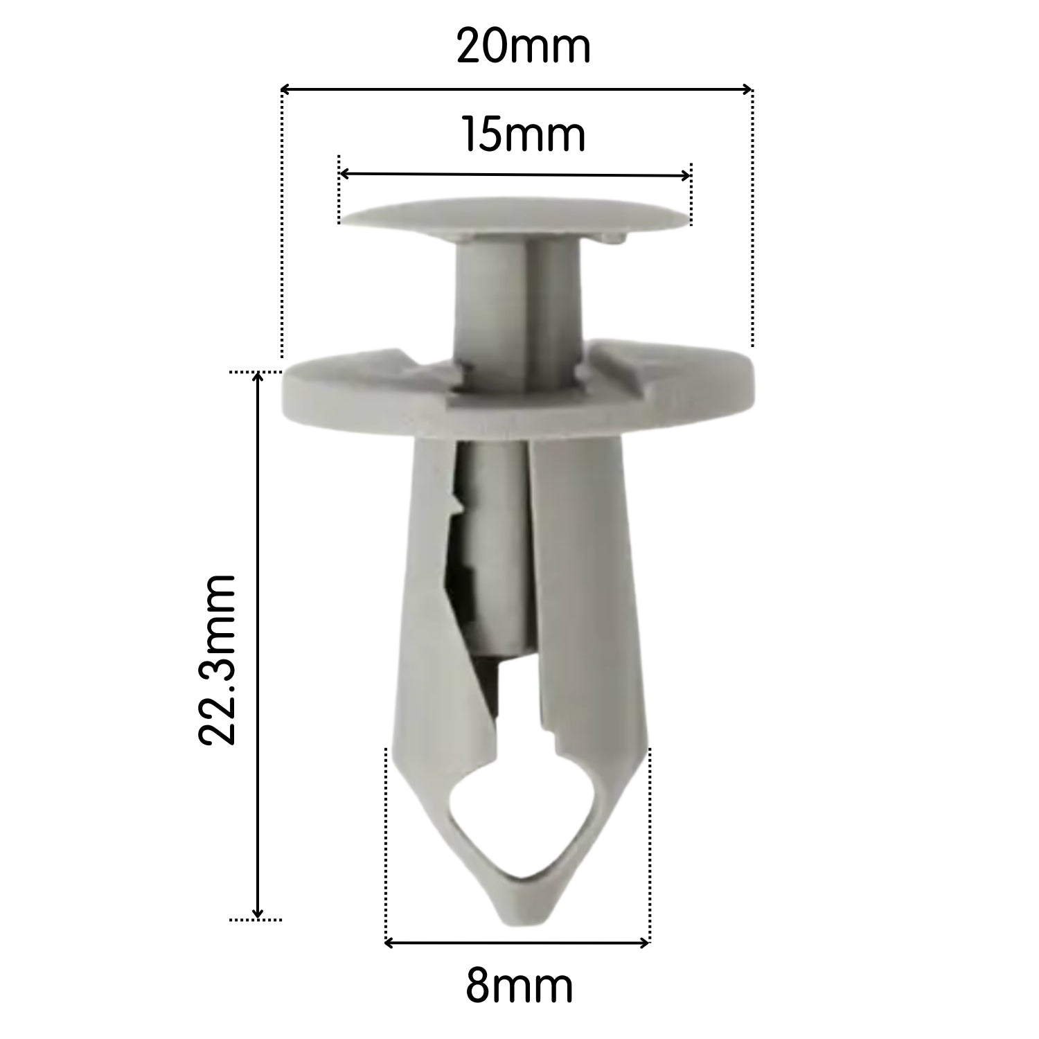 Long Panel Fixing Clips (Pack of 20)
