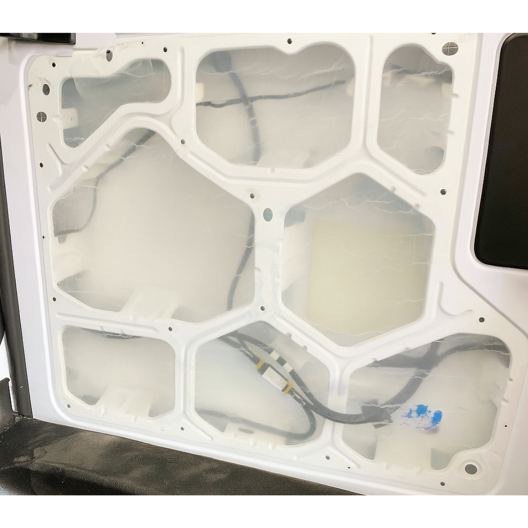 Bolsillo de almacenamiento para puerta corredera Ford Transit Custom 2018 facelift–2023 (Negro) | Kiravans DoorStore