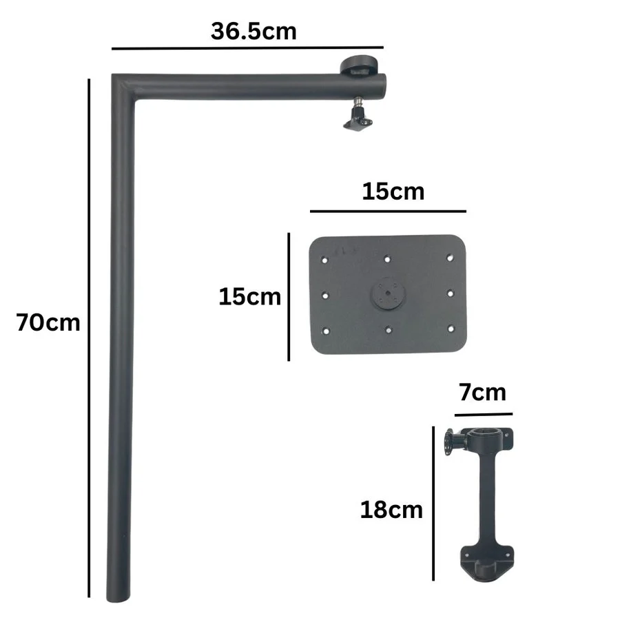 Gamba del tavolo Kiravans Pro 360 - Edizione Nera