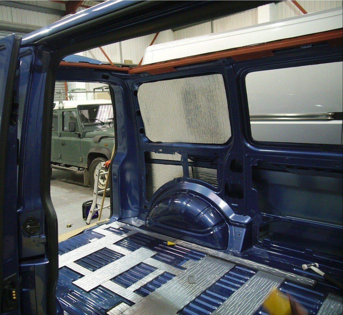 30 Sheets Thermo-acoustic Foam by KIRATEK — 7-8mm Foil Backed Self-adhesive Campervan Insulation