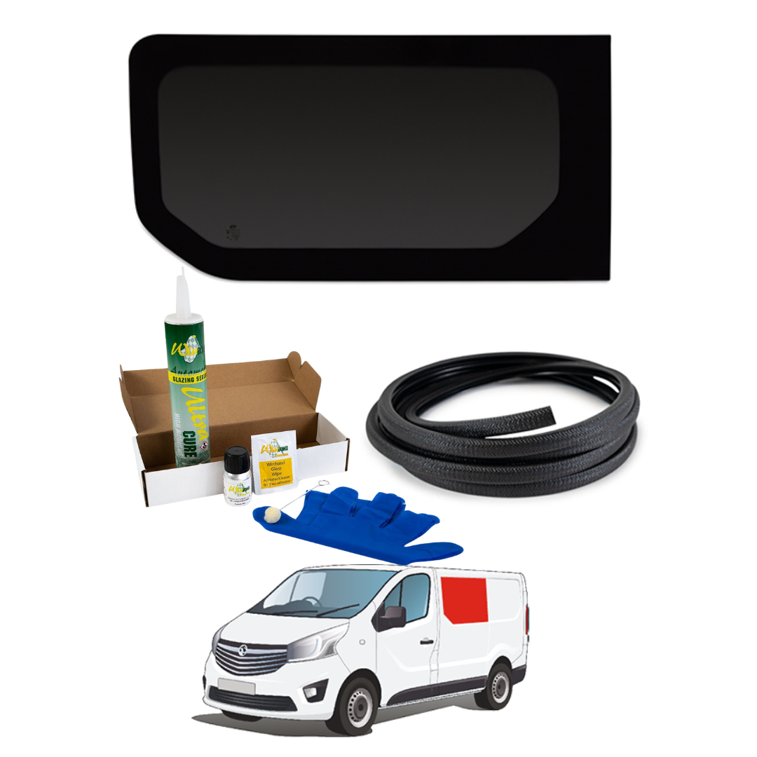 Links Vast Zijraam + Montageset voor Opel Vivaro (2014–2018), Renault Trafic (2014–heden) & Andere X82-busjes