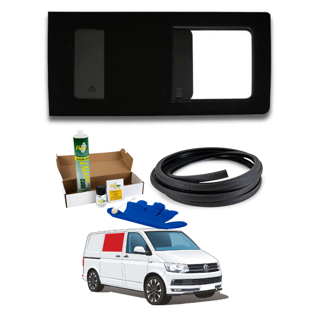Right Opening Window + Fitting Kit for VW Transporter T5 to T6.1 (2003-2024)