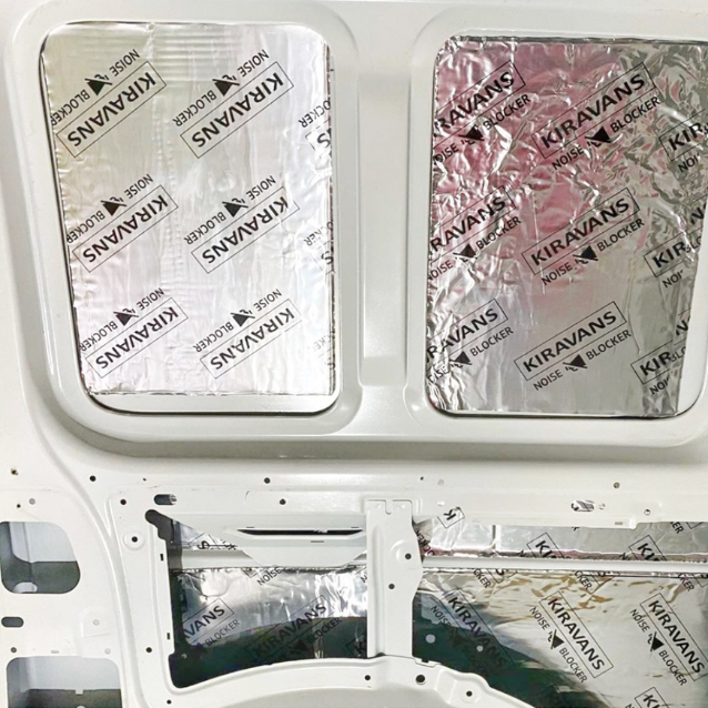 Kiravans Camper Ausbau-Set – 20 m² Carpet-Filz + Kleber + Dämmung für Geräusch- & Schallisolation