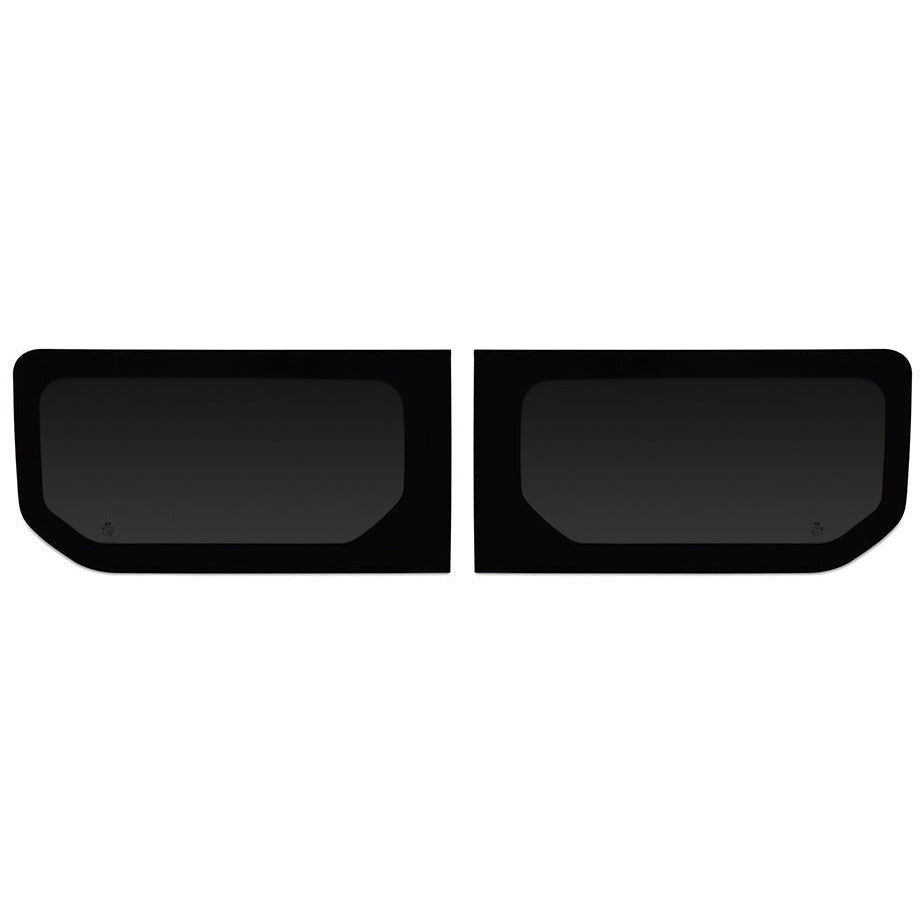 Set van 2 Vaste Camper Zijramen + Montageset voor Opel Vivaro (2014–2018), Renault Trafic (2014–heden) & Andere X82-busjes