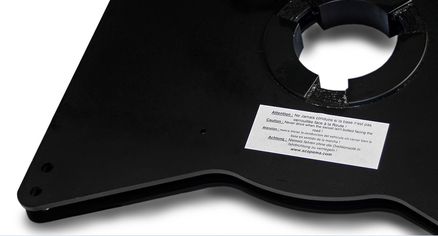 European Vivaro / Trafic Passenger seat swivel (RIB) (2001-2014) LHD