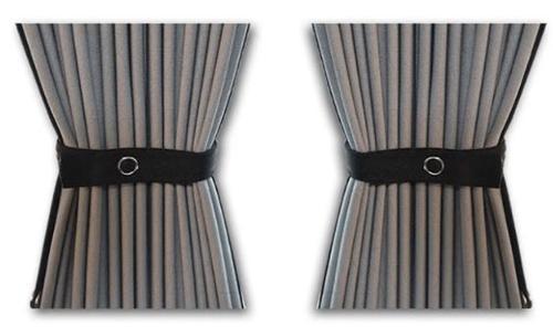 Ford Transit Custom 2013-2021 Curtain Kit - Left Centre Non-Sliding Door (Blackout) Kiravans