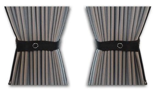 Ford Transit Custom Van Curtain Kit - Left Back SWB (BLACKOUT)