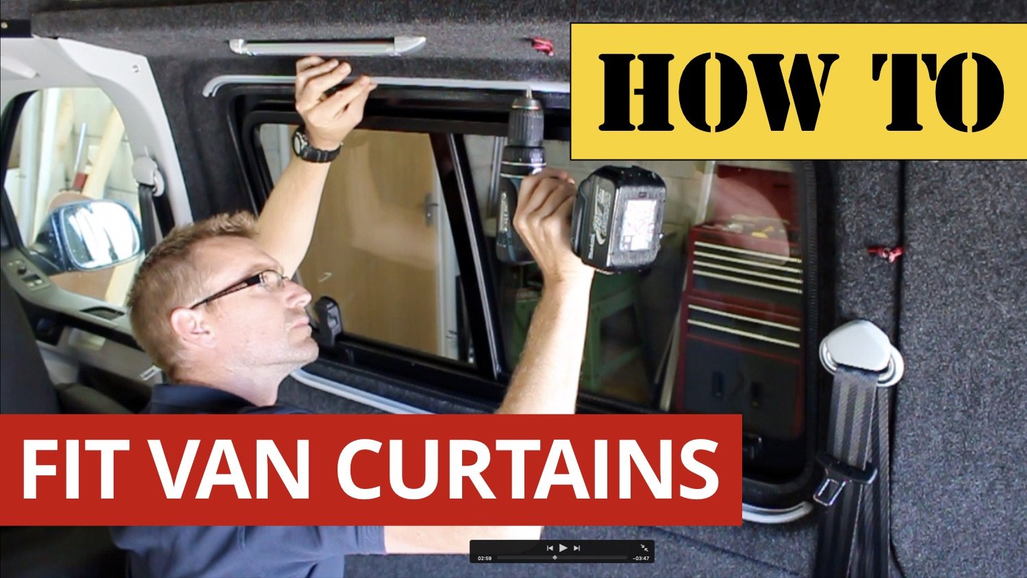 Video: How to Fit Campervan Curtains to a VW Transporter T5/T6