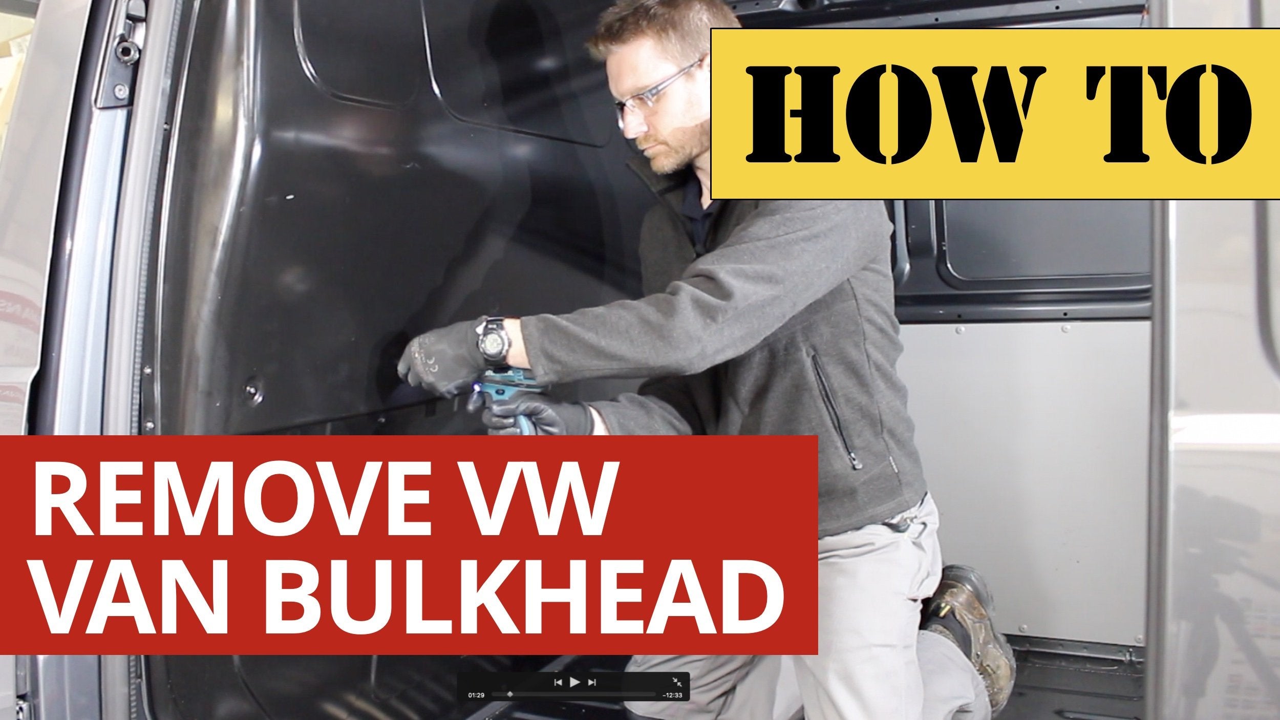 Video: How to Remove a Bulkhead from a VW T5 T6 Campervan