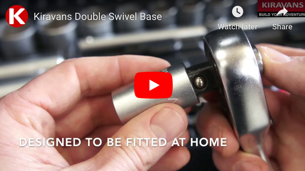 ▶️ Kiravans VW T5/T6 Double Passenger Seat Swivel System