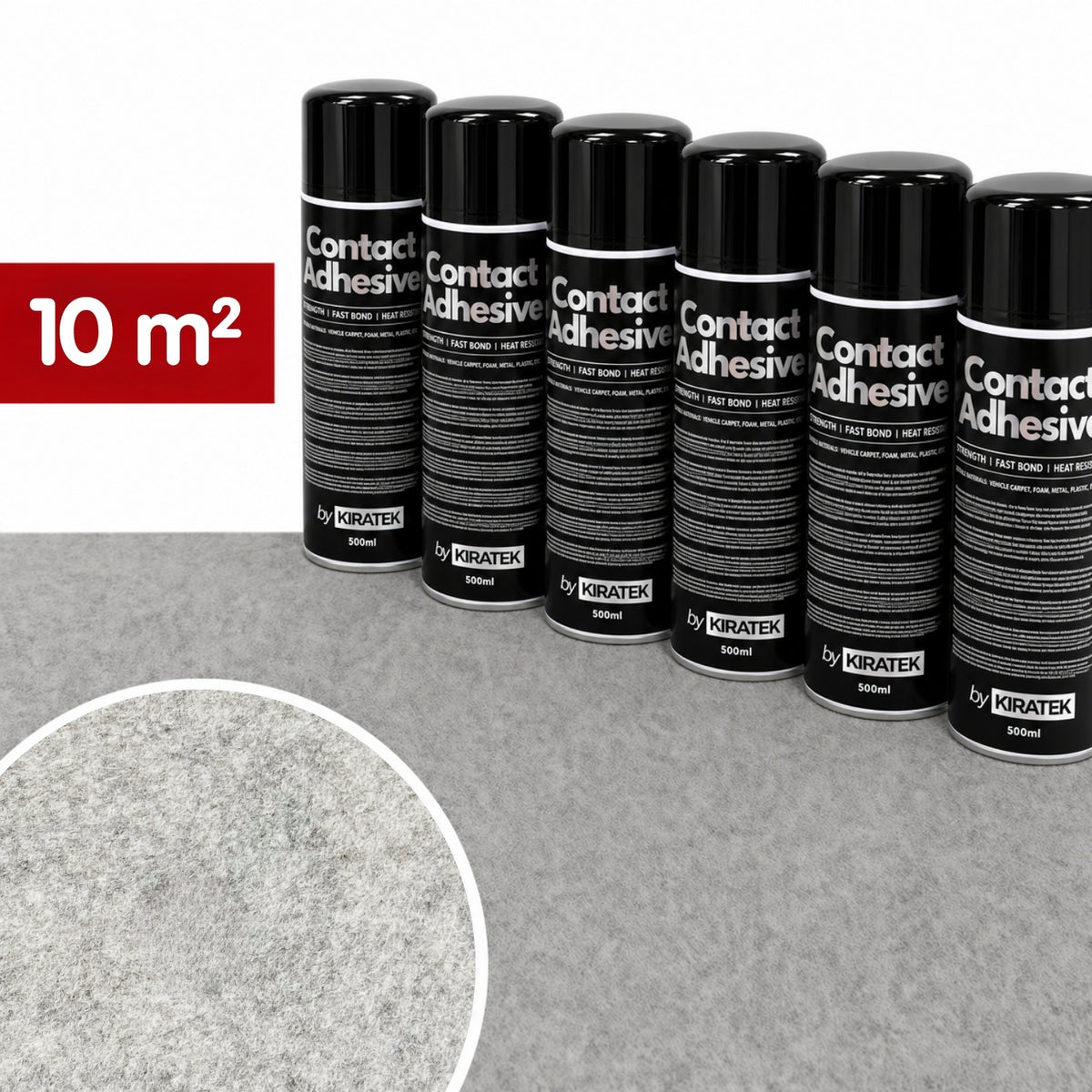 Feutrine extensible et colle haute température pour l'habillage intérieur de van et camping-car