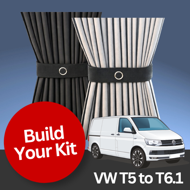 Rideaux occultants Premium pour VW T5 à T6.1 : composez votre ensemble de rideaux