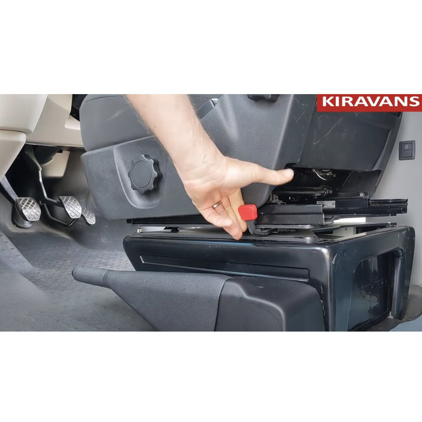 Kit d'abaissement de frein à main Kiravans VW T5/T6 (UE conduite à gauche)