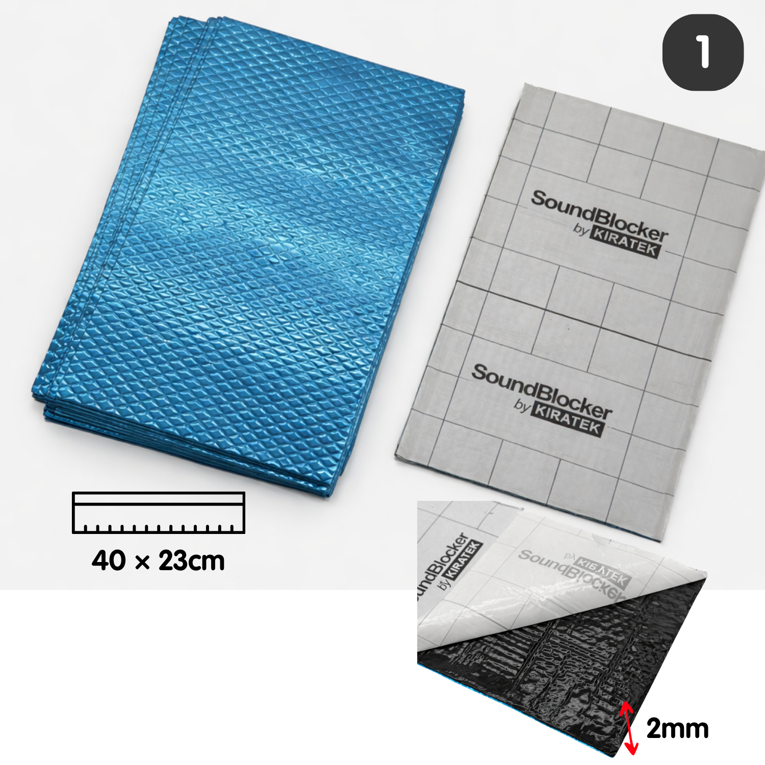 Camper Dämmung Komplettset – Van Ausbau Isolierung mit Alubutyl, Thermoschaum & Boden Dämmung | KIRATEK