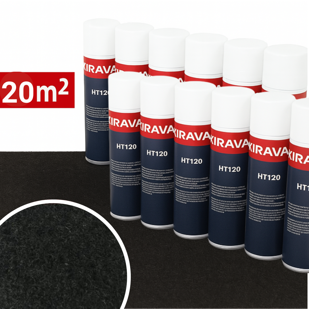 Moqueta para furgoneta camper elástica 4-way stretch (incluye adhesivo)