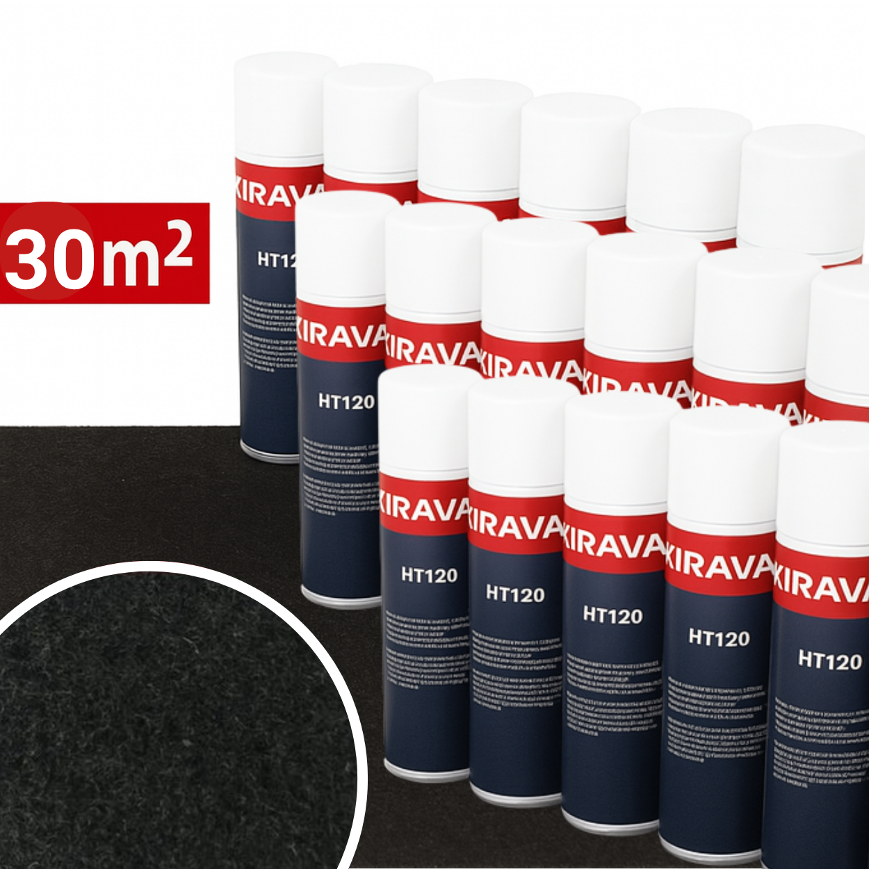 Moqueta para furgoneta camper elástica 4-way stretch (incluye adhesivo)