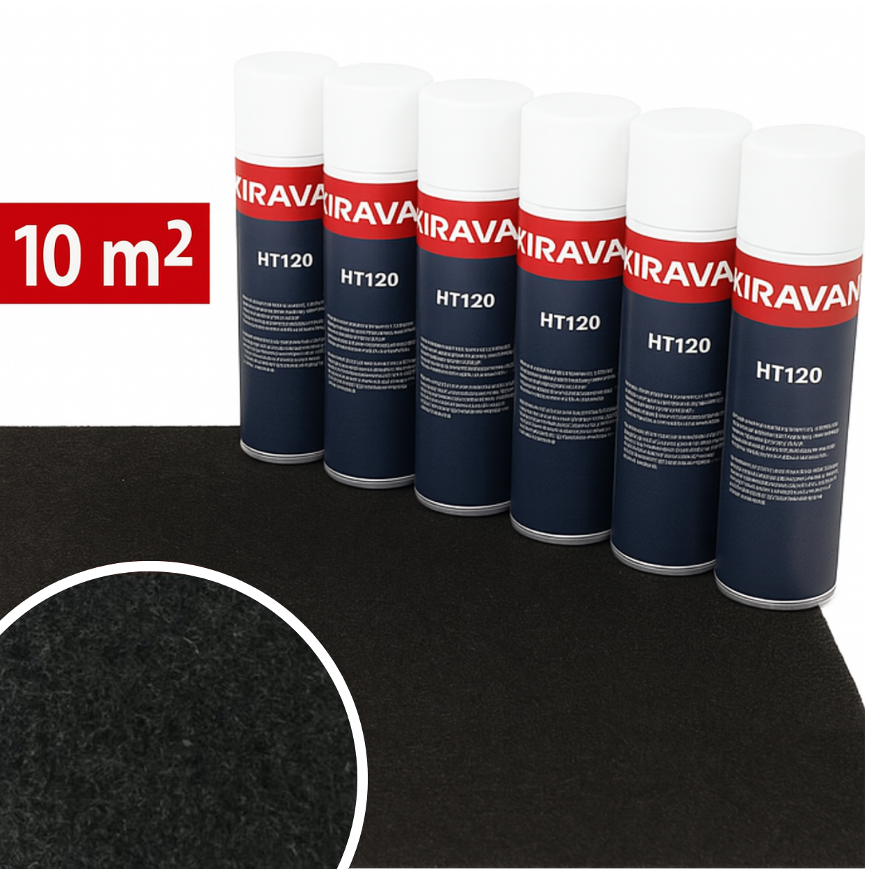 Moqueta para furgoneta camper elástica 4-way stretch (incluye adhesivo)
