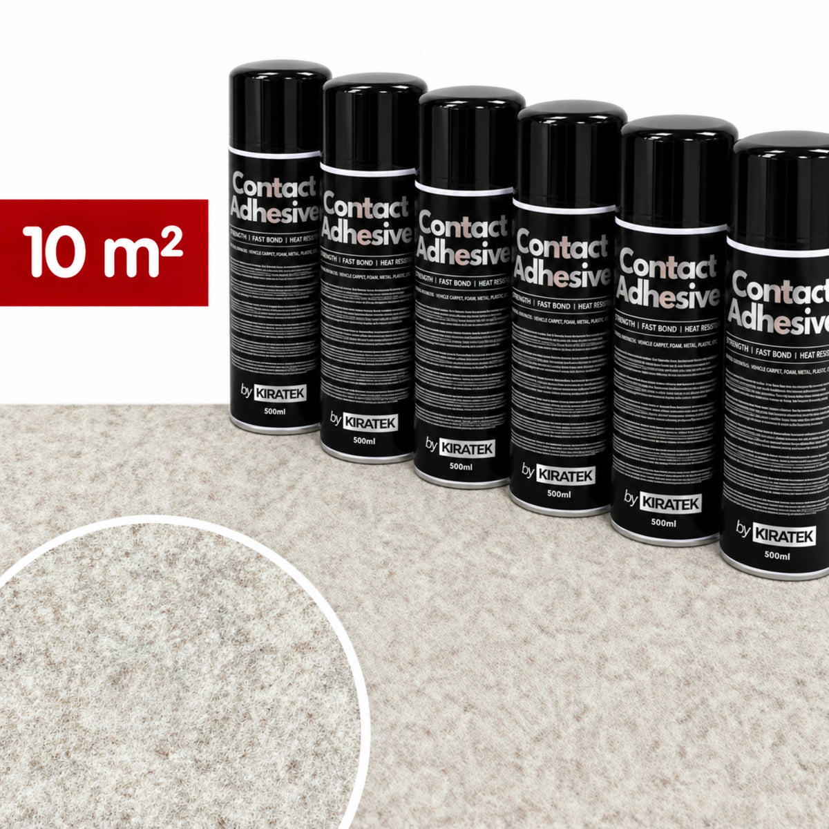Feutrine extensible et colle haute température pour l'habillage intérieur de van et camping-car