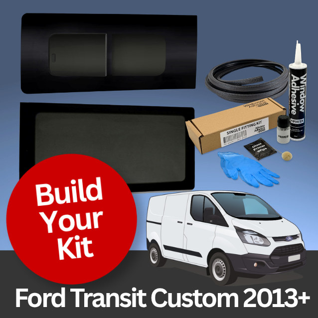 Ford Transit Custom 1. Generation V362 (2013–2023) Fenster + Einbausätze: Stellen Sie Ihr Fensterset zusammen
