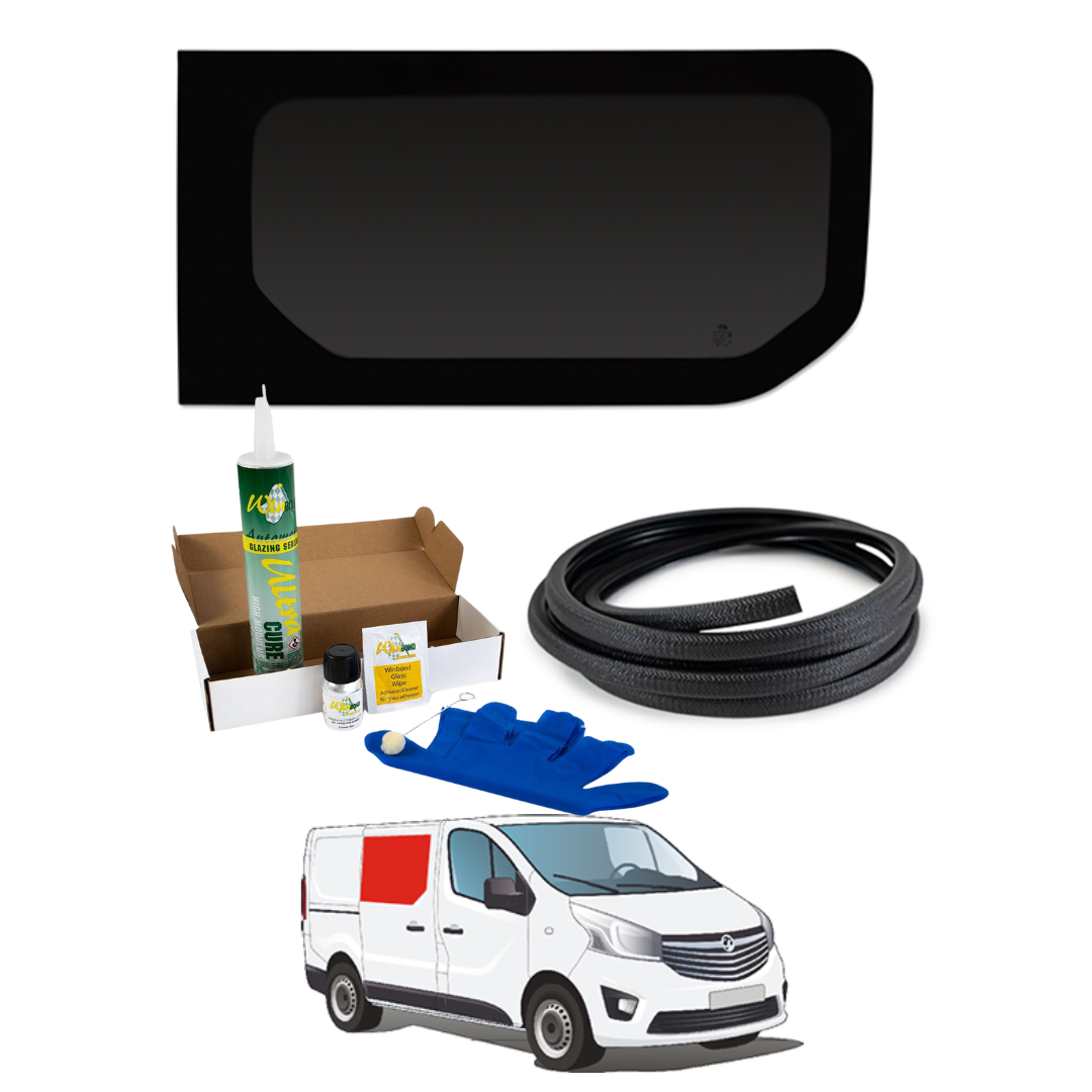 Fenêtre fixe droite Renault Trafic 2014+ / Opel Vivaro 2014-2018 + kit de montage GRATUIT