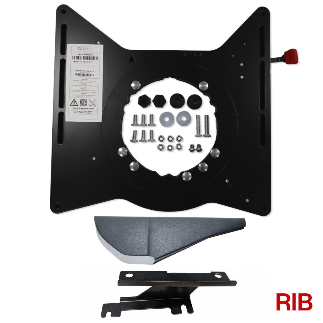 VW Transporter T5 to T6.1 (2003-2024) Driver's RIB V3 Single Seat Swivel (Includes RIB Basic Handbrake Modification Kit)