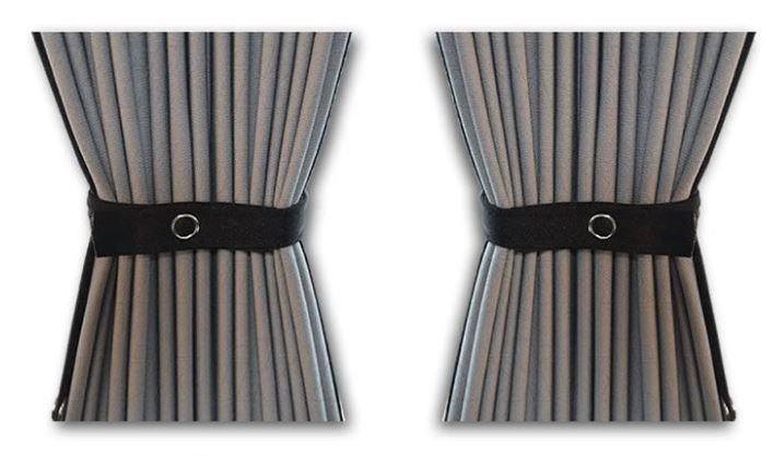 Trafic / Vivaro 2014+ Curtain Kit - Left Back SWB (Blackout) Kiravans