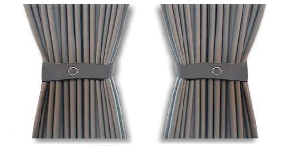 Trafic / Vivaro Curtain Kit - Rear Doors (Grey)