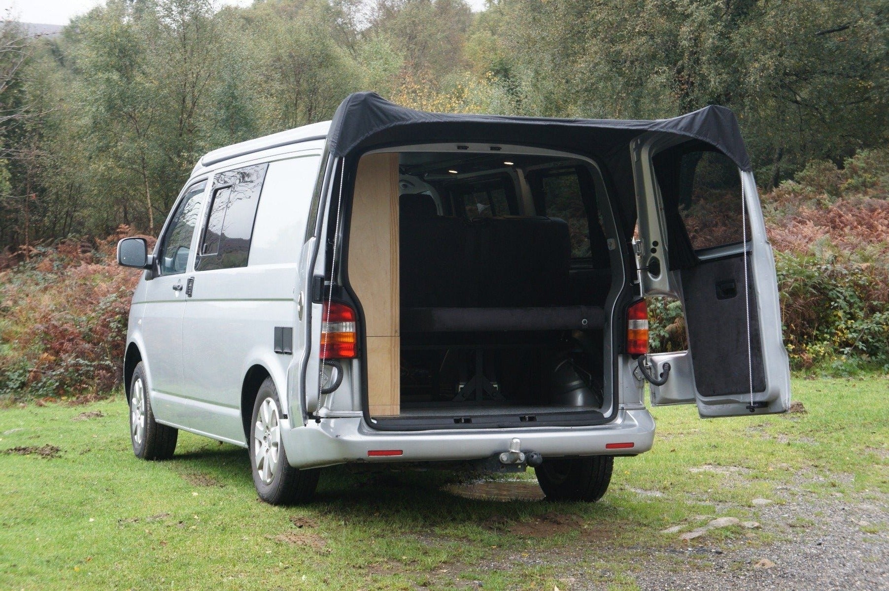 Rail d'auvent de Camping pour VW T5 T6 Caravelle Multivan Gris – omac-france