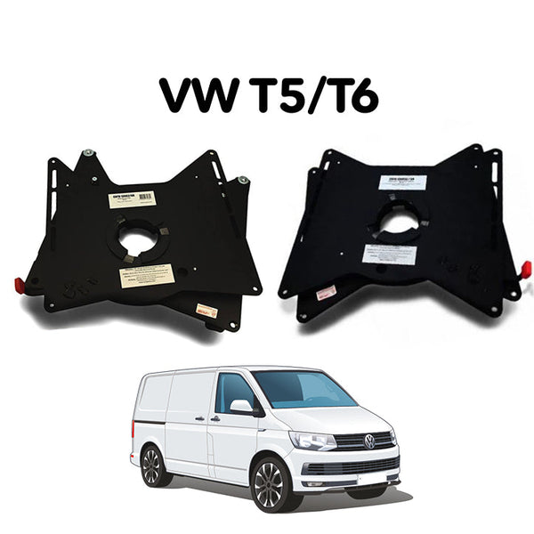 Single Seat Campervan Swivel Bases - VW Transporter T5/T6
