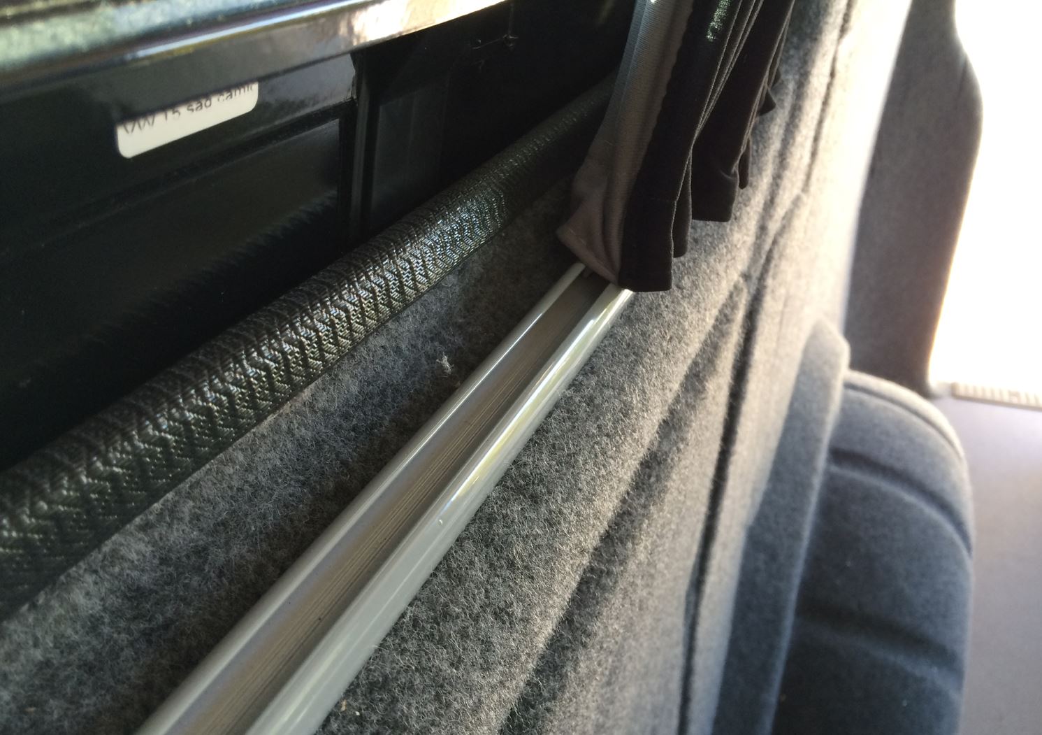 VW T5/T6 Curtain Kit - Left Centre Sliding Door (Blackout)
