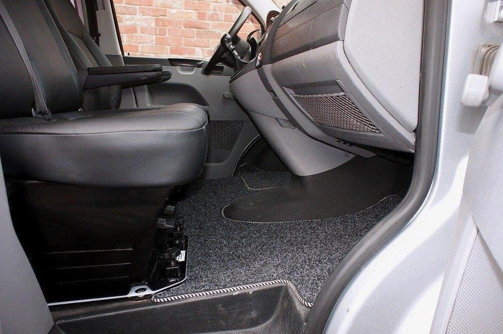 Cab Mat - For the VW T5/T6 Double Seat Swivel (Left Hand Drive)