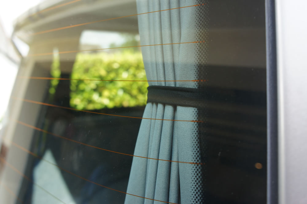 Kit de rideaux Ford Transit Custom 2013+ - Porte à hayon sans essuie-glace (Premium occultant)