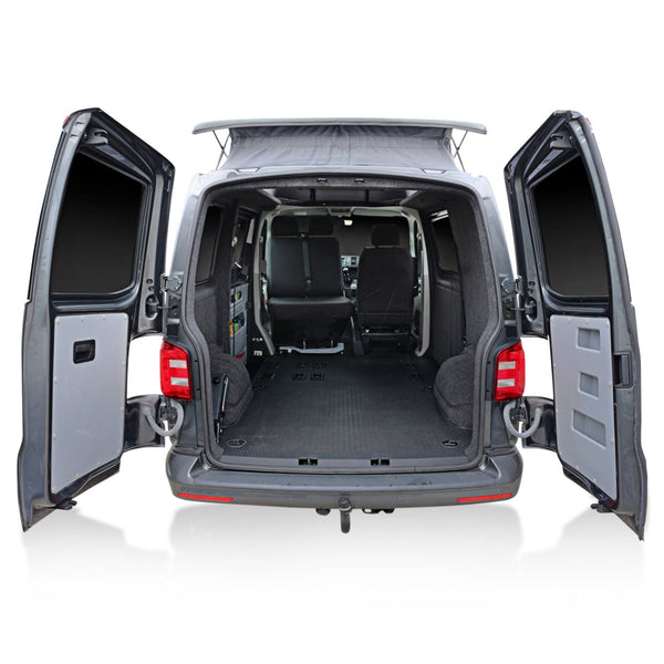 Auvent Kiravans pour double porte arrière VW T4 (Avec spoiler)
